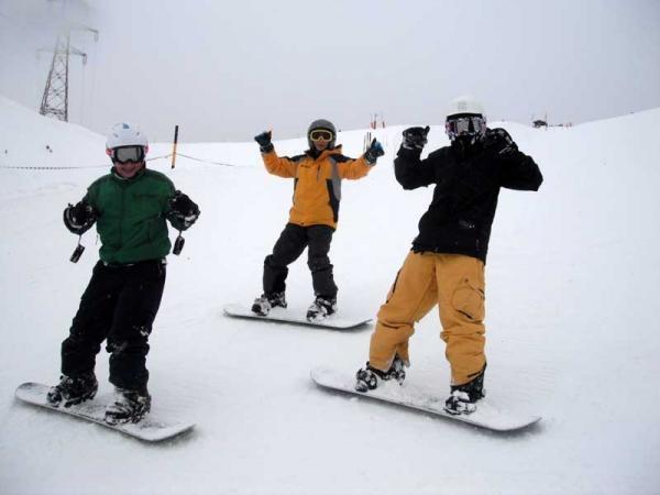 Зимний спортивный лагерь в Швейцарии Les Elfes. Катание на сноуборде